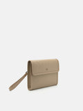 Pedro Leather Clutch Bag- Sand