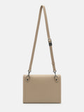 Pedro Leather Clutch Bag- Sand