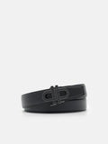 PEDRO Leather Automatic Belt- Black