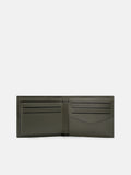PEDRO Leather Bi-Fold Wallet with Insert- Military Green