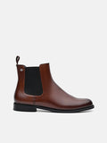 PEDRO Meg Leather Chelsea Boots- Dark Brown
