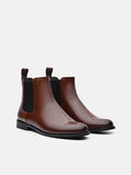 PEDRO Meg Leather Chelsea Boots- Dark Brown