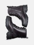 PEDRO Leather Boots - Wine