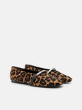 PEDRO Lia Calf Hair Ballerina Flats- Multi
