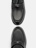 PEDRO Mackenzie Leather Mule Loafers -Black