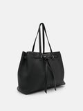 PEDRO Demi Oversized Leather Tote Bag- Black