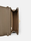 PEDRO Leather Handbag- Taupe