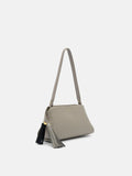 PEDRO Tassel Shoulder Bag-Taupe