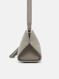 PEDRO Tassel Shoulder Bag-Taupe