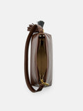 PEDRO Tassel Shoulder Bag- Dark Brown