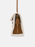 PEDRO Large Shoulder Bag- Cognac