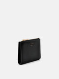 PEDRO Leather Bi-Fold Wallet- Black