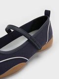 CHARLES & KEITH Women Louise Contrast-Trim Mary Jane Sneakers_Dark Blue
