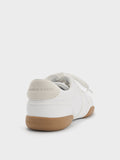 CHARLES & KEITH Women Louise Two-Tone Sneakers_White