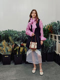 CHARLES & KEITH Women Scottie Canvas Bucket Bag -Brick