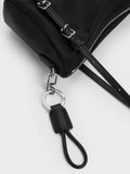 CHARLES & KEITH Women Mini Levy Nylon Shoulder Bag -Noir