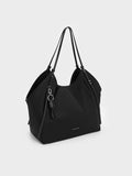 CHARLES & KEITH Women Levy Nylon Tote Bag_Noir