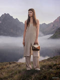 CHARLES & KEITH Women Midori Geometric Bowling Bag -Multi Brown
