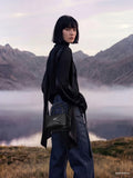 CHARLES & KEITH Women Midori Geometric Bowling Bag -Jet Black