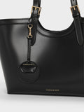 CHARLES & KEITH Women XL Enola Tote Bag_Black