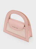 CHARLES & KEITH Women Este Glittered Top Handle Bag_Noir