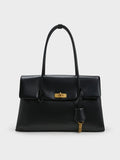 CHARLES & KEITH Women Kerry Trapeze Tote Bag_Black