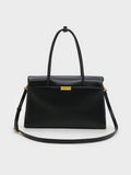CHARLES & KEITH Women Kerry Trapeze Tote Bag_Black