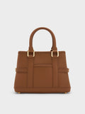 CHARLES & KEITH Women Mini Scottie Tote Bag_Chocolate