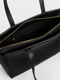 CHARLES & KEITH Women Roan Tote Bag -Black