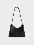 CHARLES & KEITH Women Hazel Bow Hobo Bag_Noir