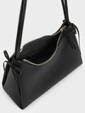 CHARLES & KEITH Women Hazel Bow Hobo Bag_Noir