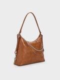CHARLES & KEITH Women Atwood Chain Hobo Bag_Distressed Tan