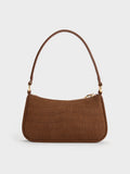 CHARLES & KEITH Women Elspeth Shoulder Bag_Chocolate