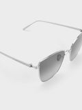 CHARLES & KEITH Women Livonia Crystal Square Sunglasses_Silver