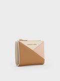 CHARLES & KEITH Women Midori Colourblock Geometric Small Wallet_Multi Pink