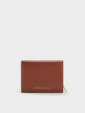 CHARLES & KEITH Women Behn Small Wallet -Brick