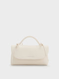 CHARLES & KEITH Women Hazel Bow Wallet On Chain_Cream