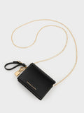 CHARLES & KEITH Women Scottie Small Wallet_Black