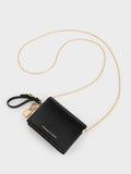 CHARLES & KEITH Women Scottie Small Wallet_Black