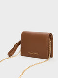 CHARLES & KEITH Women Scottie Small Wallet_Chocolate