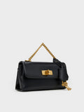 CHARLES & KEITH Women Kerry Wallet On Chain_Black