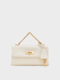 CHARLES & KEITH Women Kerry Wallet On Chain_Cream