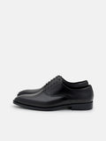 PEDRO Leather Oxford Shoes- Black