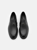 PEDRO Wyatt Leather Loafers - Black