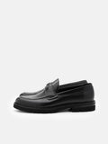 PEDRO Wyatt Leather Loafers - Black