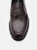 PEDRO Wyatt Leather Loafers - Dark Brown
