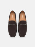 PEDRO Renly Nubuck Driving Shoes - Dark Brown