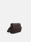 PEDRO Noah Leather Crossbody Bag - Dark Brown