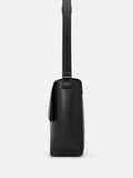 PEDRO Leather Crossbody Bag- Black