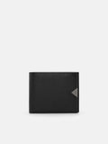 PEDRO Saffiano Leather Bi-Fold Flip Wallet- Black